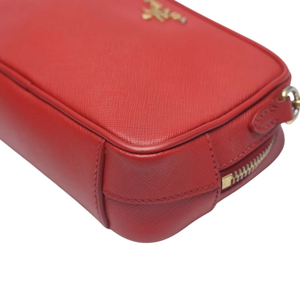 Prada Zip Crossbody Bag Saffiano #252224P76B - Picture 7 of 9